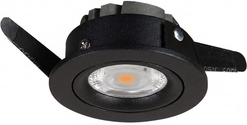 5W Mini Siyah Gövde Gömme Led Spot Armatür